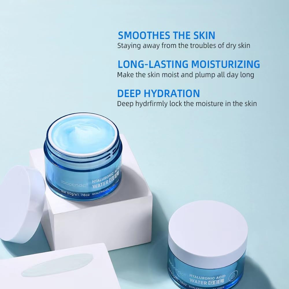 Hydro Boost Hyaluronic Acid Moisturizing Water Gel – Lightweight, Oil-Free Hydration for Oily Skin – 1.76 oz