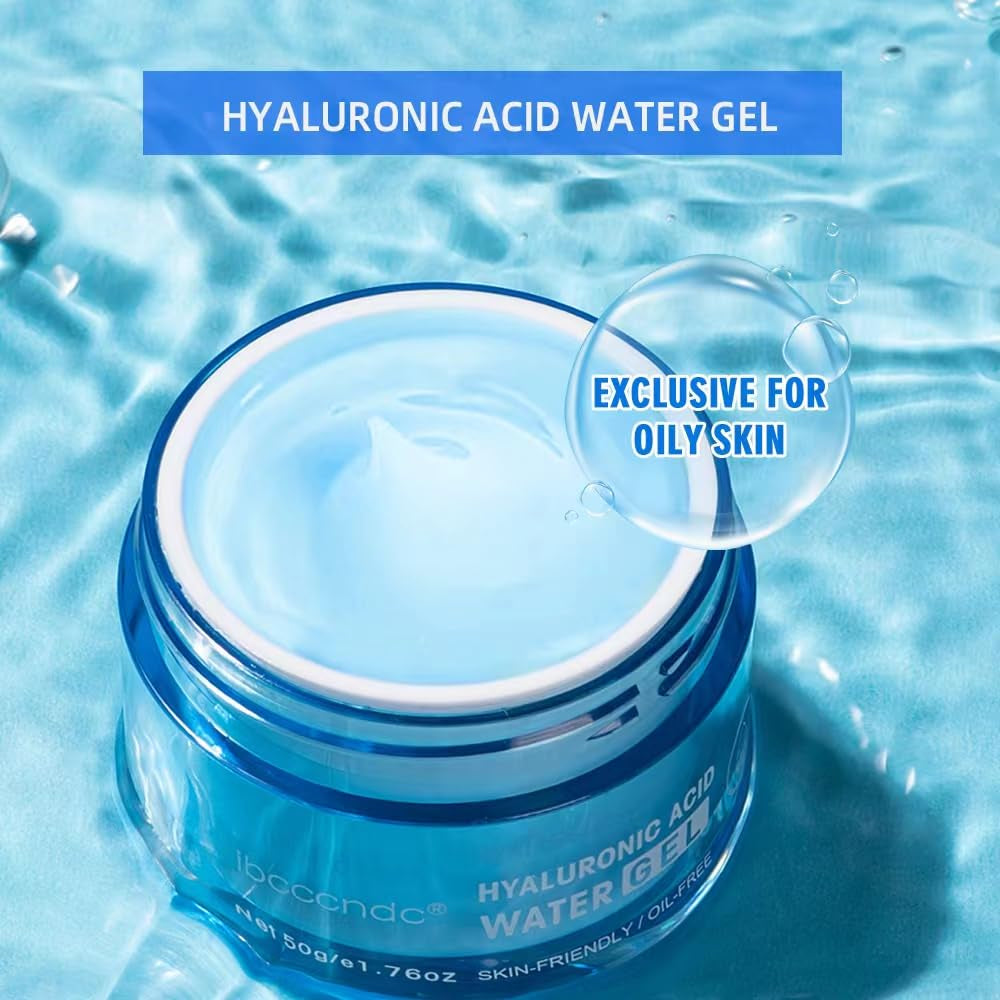 Hydro Boost Hyaluronic Acid Moisturizing Water Gel – Lightweight, Oil-Free Hydration for Oily Skin – 1.76 oz