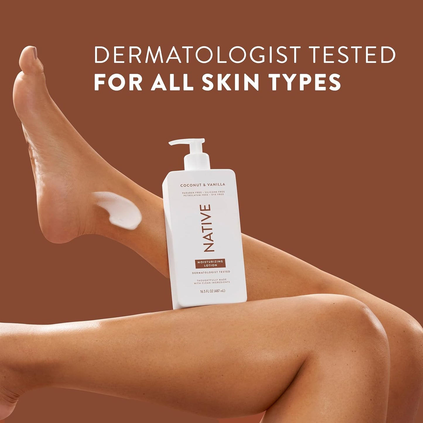 Body Lotion Contains Naturally Derived Plant-Based Moisturizers for Women and Men | Restores Dry Skin, Coconut & Vanilla, 16.5 Fl Oz