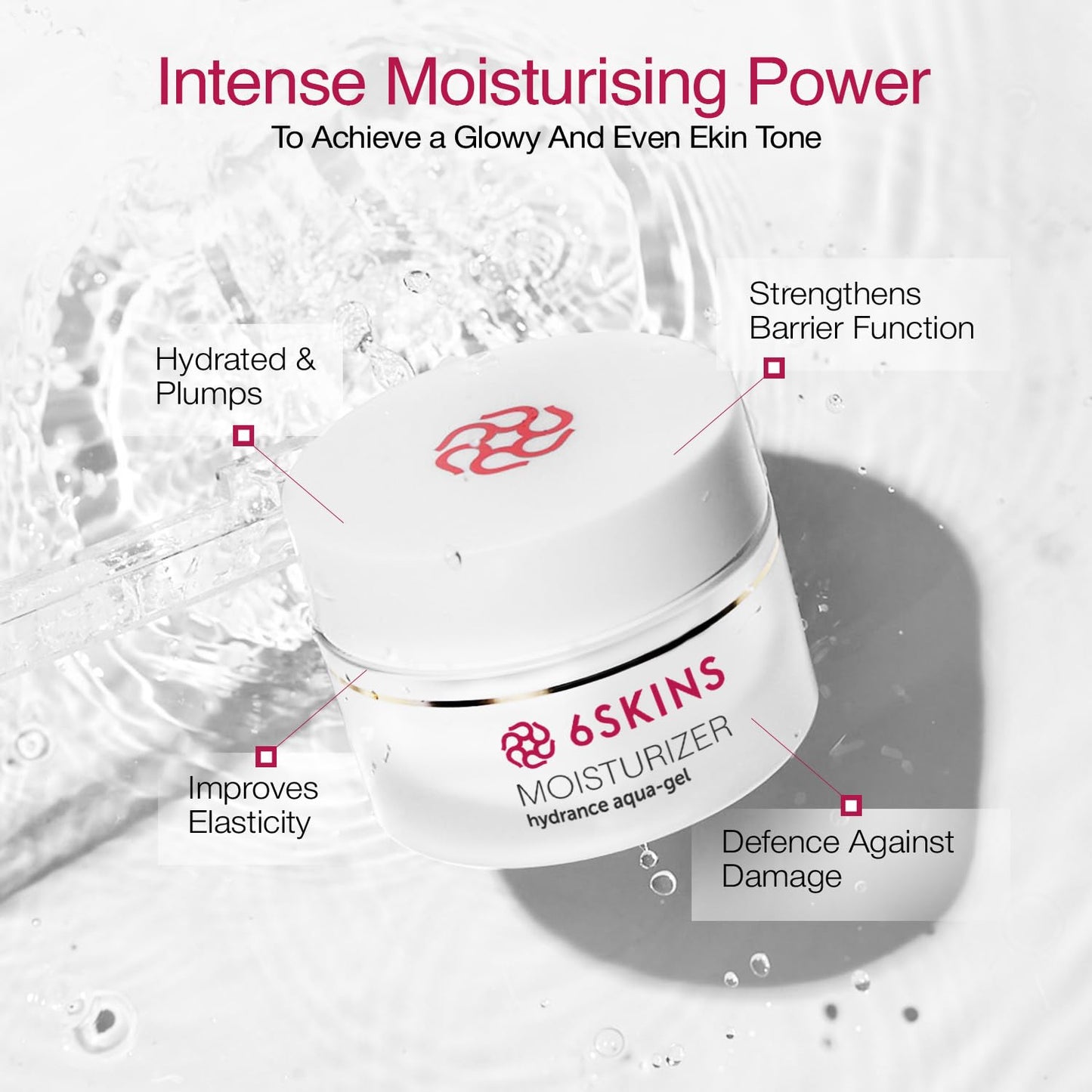 ® Aqua Gel Moisturizer with Niacinamide & Ceramides – Oil-Free Hydration for All Skin Types