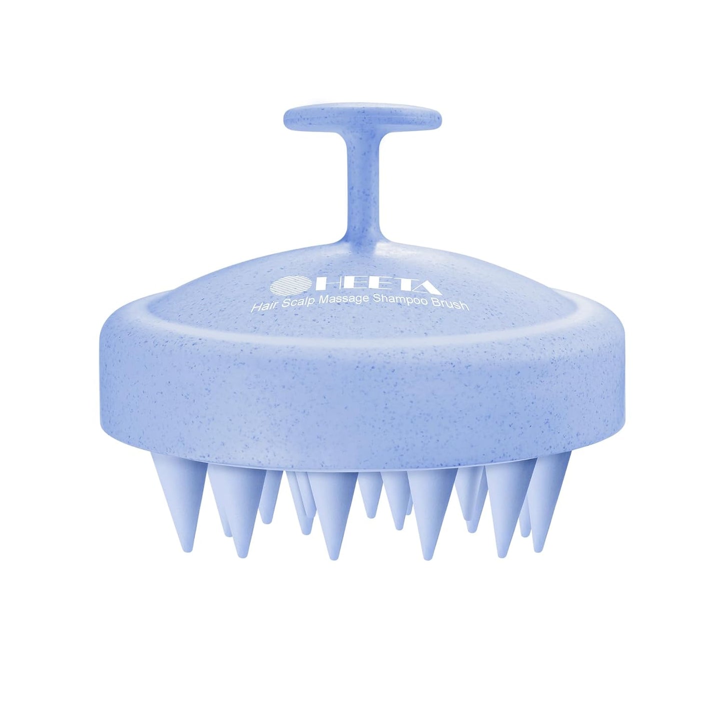 Scalp Massager Hair Growth, Soft Silicone Scalp Scrubber Shampoo Brush for Exfoliation, Dandruff Removal Head Massage Stress Relax, Wet & Dry Use for Thick Thin Curly Hair Care, Black