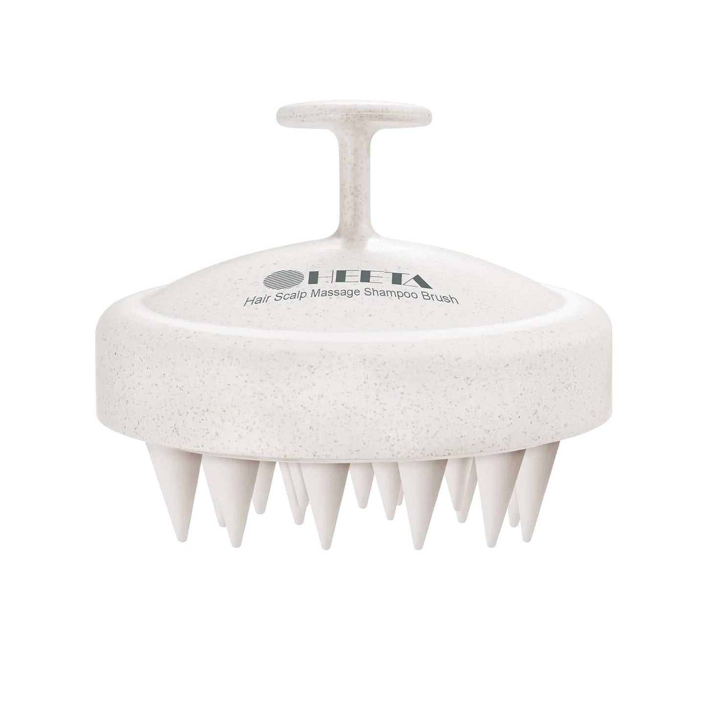 Scalp Massager Hair Growth, Soft Silicone Scalp Scrubber Shampoo Brush for Exfoliation, Dandruff Removal Head Massage Stress Relax, Wet & Dry Use for Thick Thin Curly Hair Care, Black