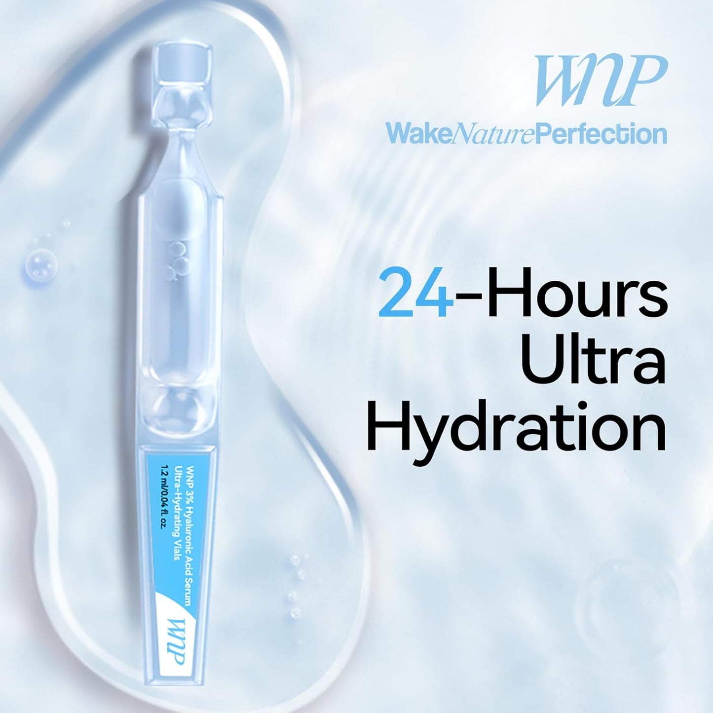Ultra Hydrating Serum 3% Hyaluronic Acid Smoother Skin|Pre-Makeup Skincare|Anti-Aging Serum for Face Single-Use Vials Skincare|For Sensitive Skin|4D Hyaluronic Acid (120Ml)