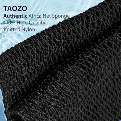 Authentic African Exfoliating Net Sponge – Long Bath & Shower Scrubber