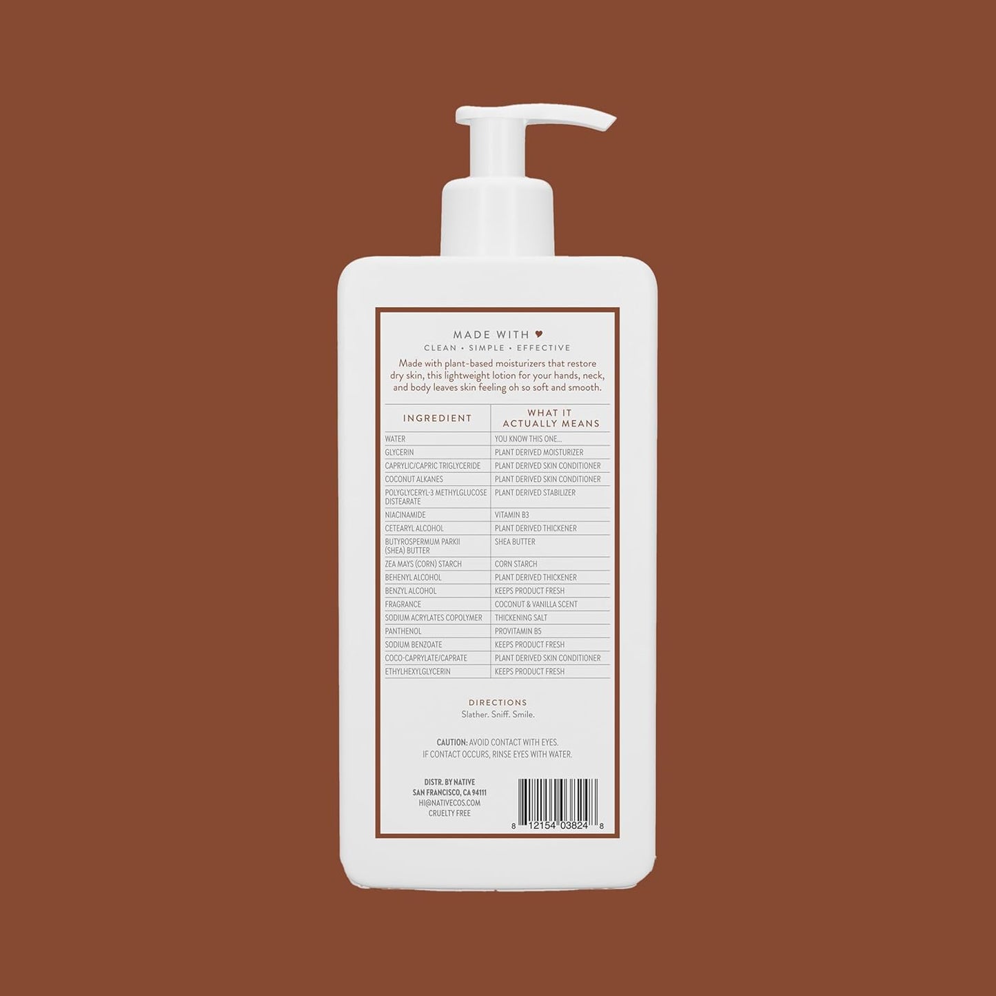 Body Lotion Contains Naturally Derived Plant-Based Moisturizers for Women and Men | Restores Dry Skin, Coconut & Vanilla, 16.5 Fl Oz