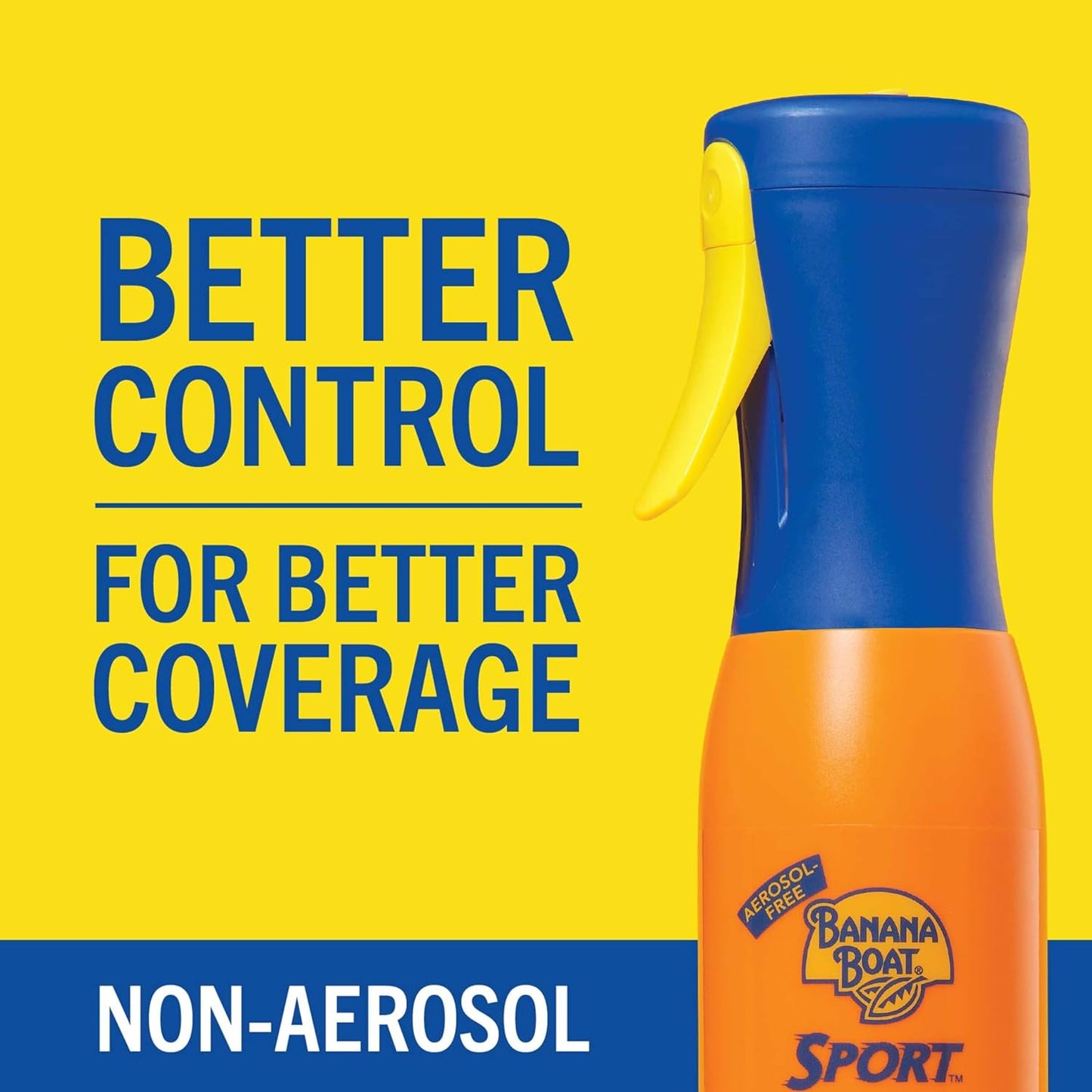 Banana Boat Sport 360 Coverage Sunscreen Mist Refill SPF 50 – 5.5 oz (Non-Aerosol, Oxybenzone-Free)