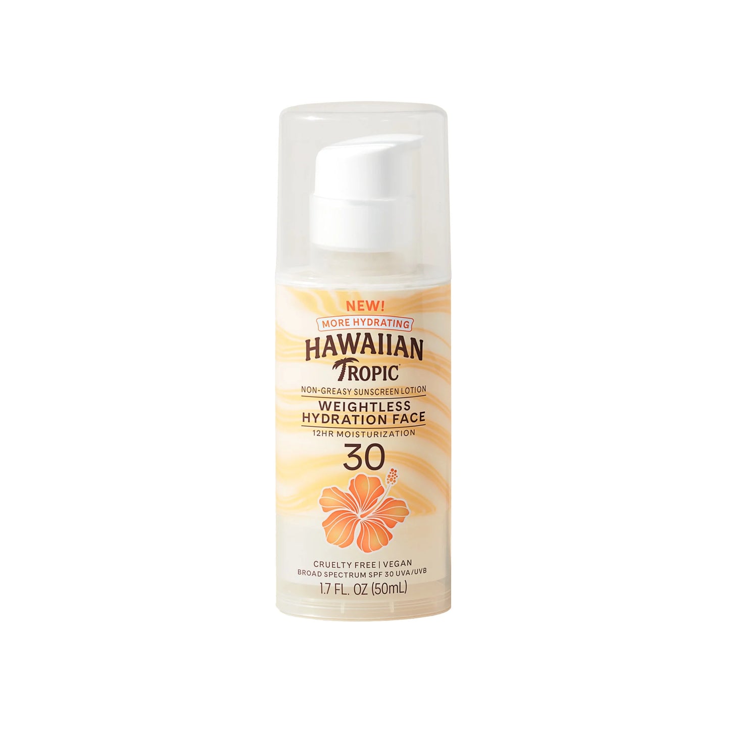 Hawaiian Tropic SPF 30 Face Sunscreen – 3-Pack Travel Size (1.7oz Each)