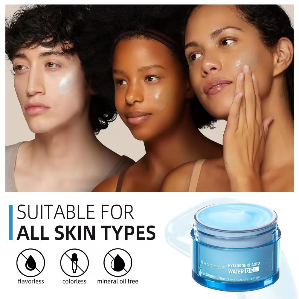Hydro Boost Hyaluronic Acid Moisturizing Water Gel – Lightweight, Oil-Free Hydration for Oily Skin – 1.76 oz