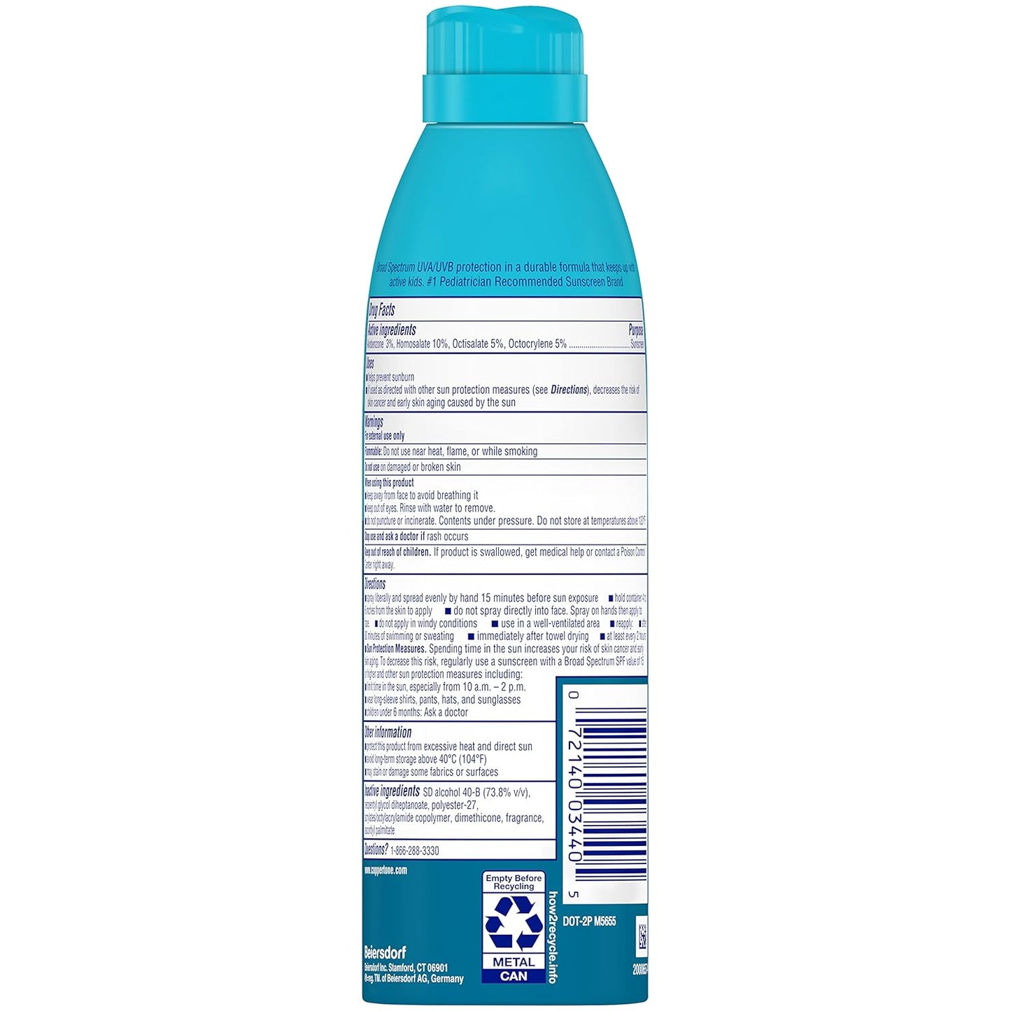 Coppertone Kids Sunscreen Spray SPF 50 – 5.5 oz (Pack of 3)