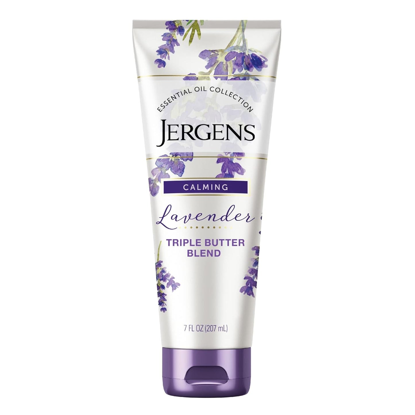 Lavender Body Butter Hand and Body Lotion, Moisturizer for Women, with Essential Oils for Indulgent Moisturization, 7 Oz