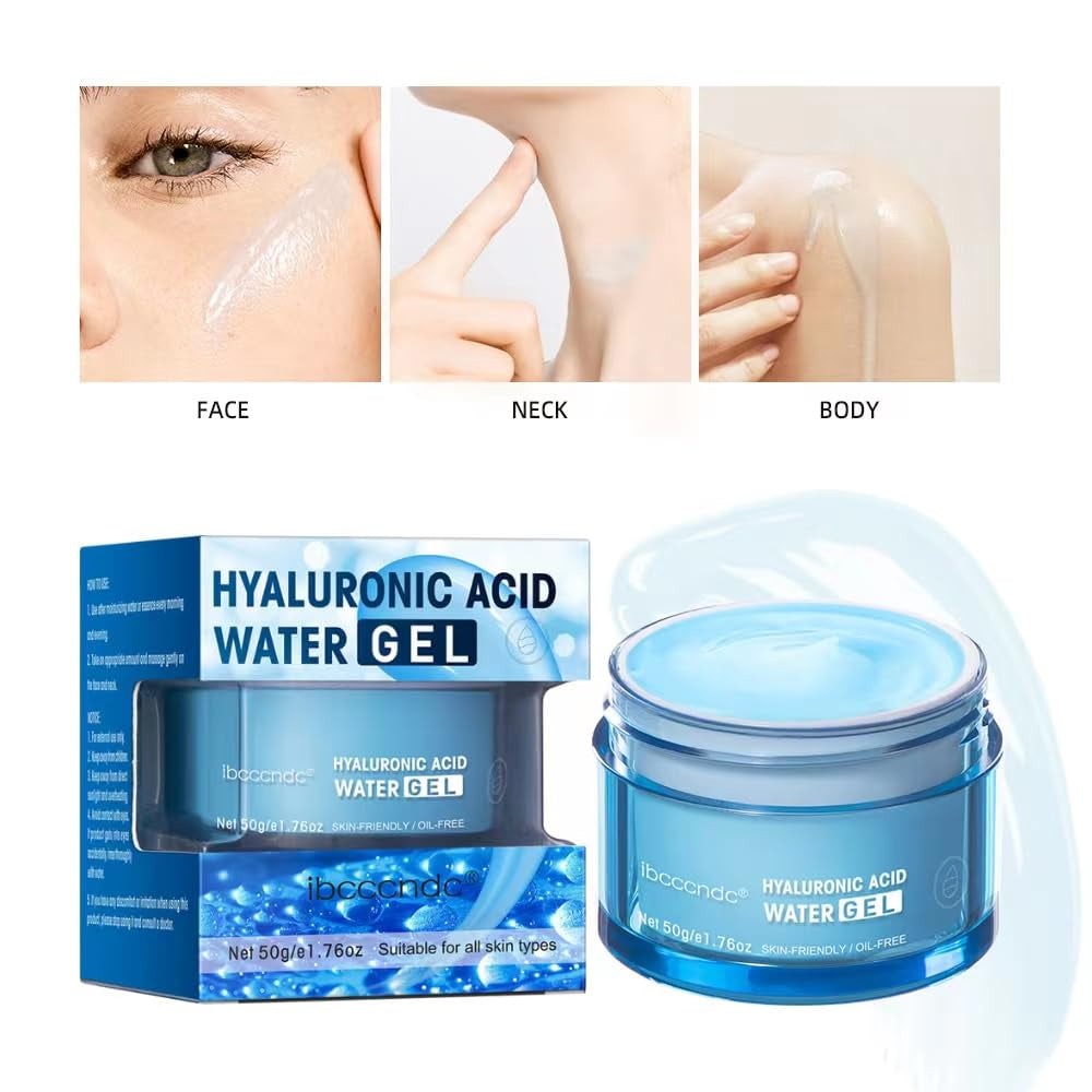 Hydro Boost Hyaluronic Acid Moisturizing Water Gel – Lightweight, Oil-Free Hydration for Oily Skin – 1.76 oz