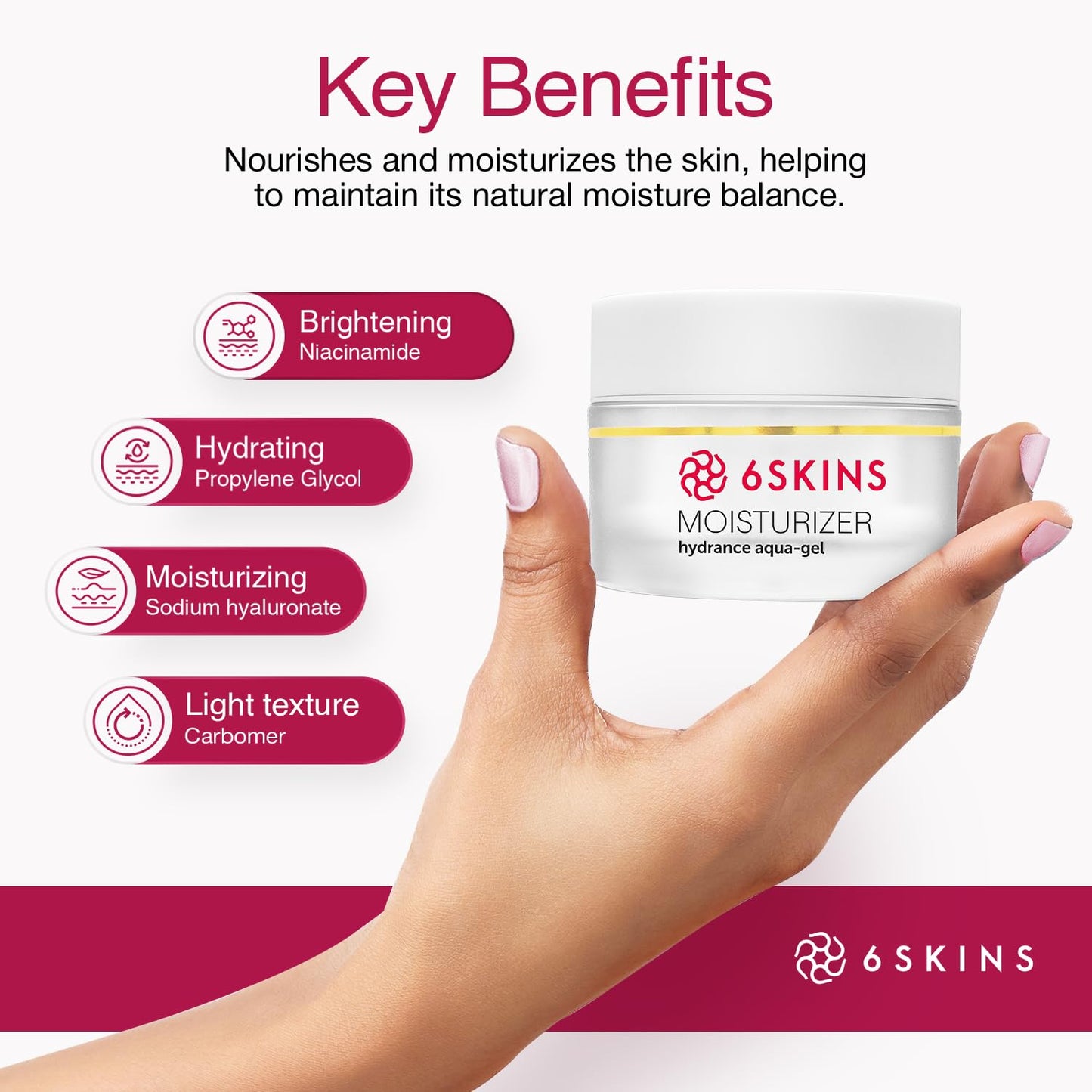 ® Aqua Gel Moisturizer with Niacinamide & Ceramides – Oil-Free Hydration for All Skin Types