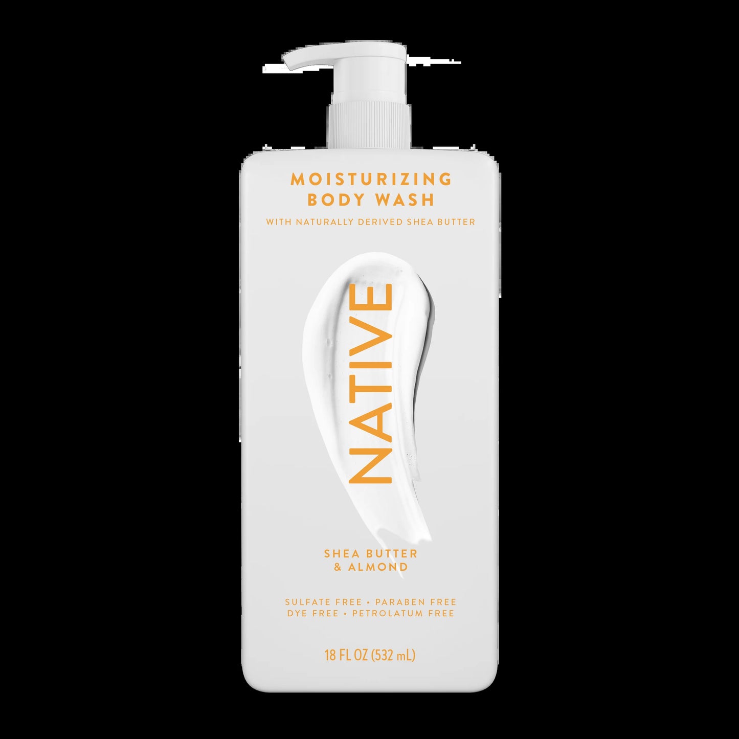 Almond & Shea Butter Body Wash – 18 oz – Moisturizing Cleanser for All Skin Types