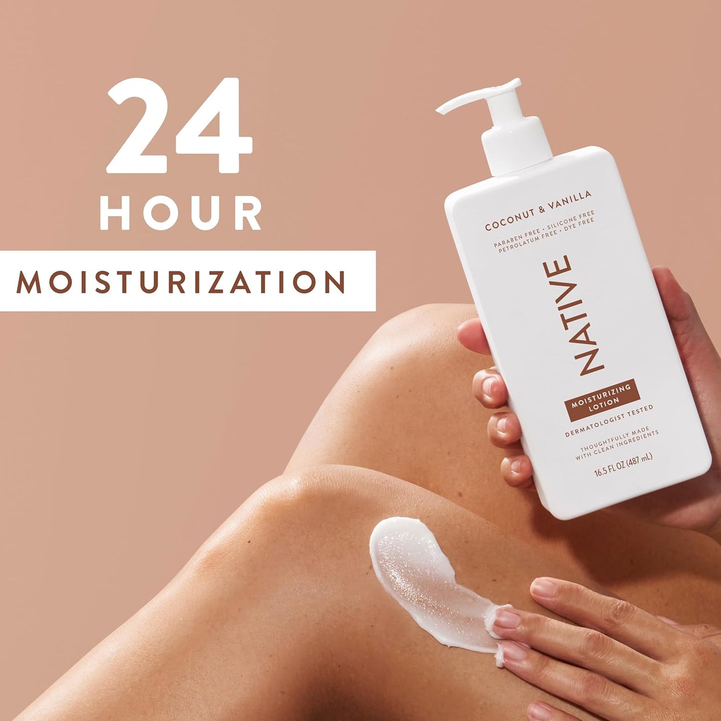 Body Lotion Contains Naturally Derived Plant-Based Moisturizers for Women and Men | Restores Dry Skin, Coconut & Vanilla, 16.5 Fl Oz