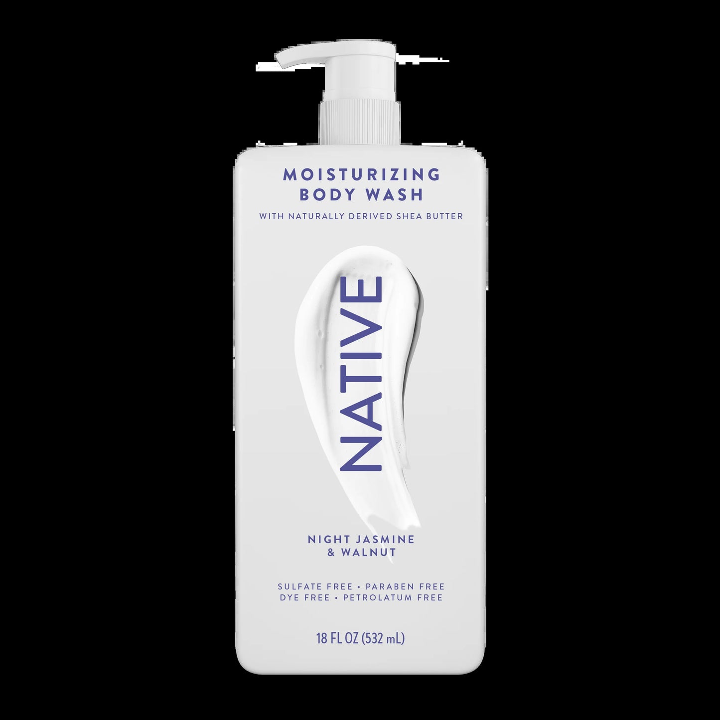 Moisturizing Night Jasmine & Walnut Body Wash 18 Oz