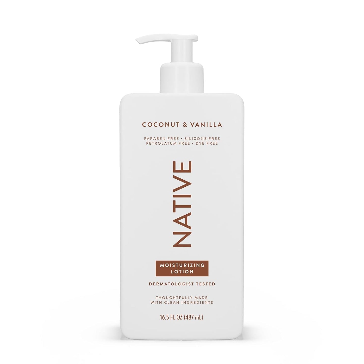 Body Lotion Contains Naturally Derived Plant-Based Moisturizers for Women and Men | Restores Dry Skin, Coconut & Vanilla, 16.5 Fl Oz