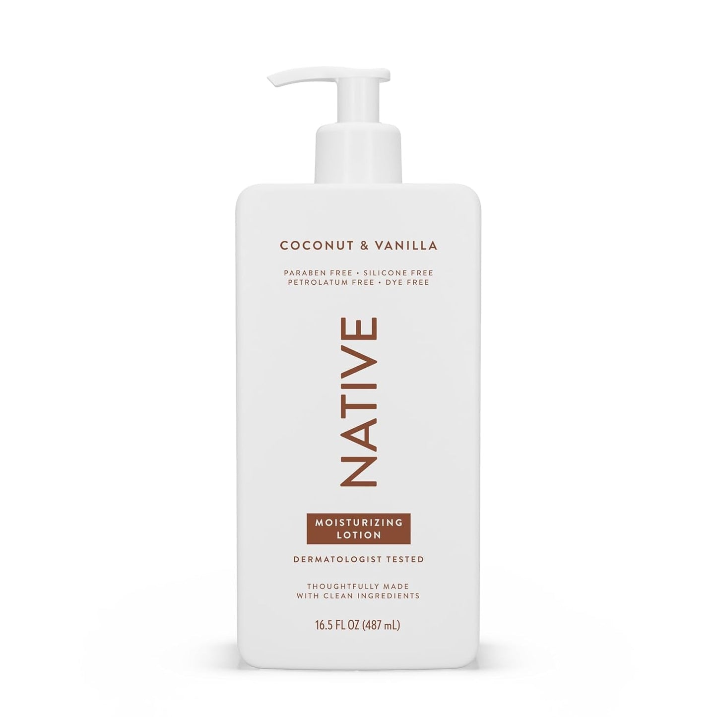 Body Lotion Contains Naturally Derived Plant-Based Moisturizers for Women and Men | Restores Dry Skin, Coconut & Vanilla, 16.5 Fl Oz