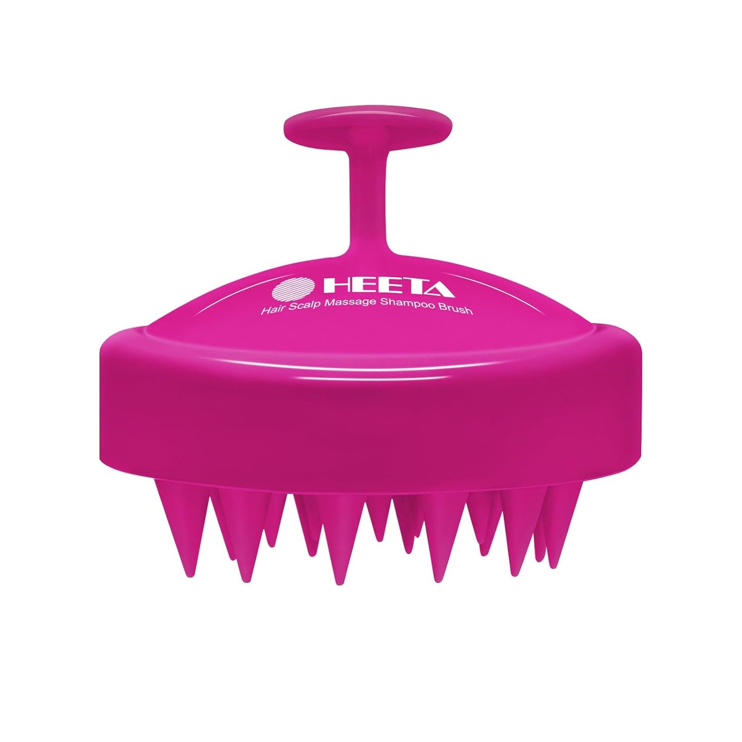 Scalp Massager Hair Growth, Soft Silicone Scalp Scrubber Shampoo Brush for Exfoliation, Dandruff Removal Head Massage Stress Relax, Wet & Dry Use for Thick Thin Curly Hair Care, Black