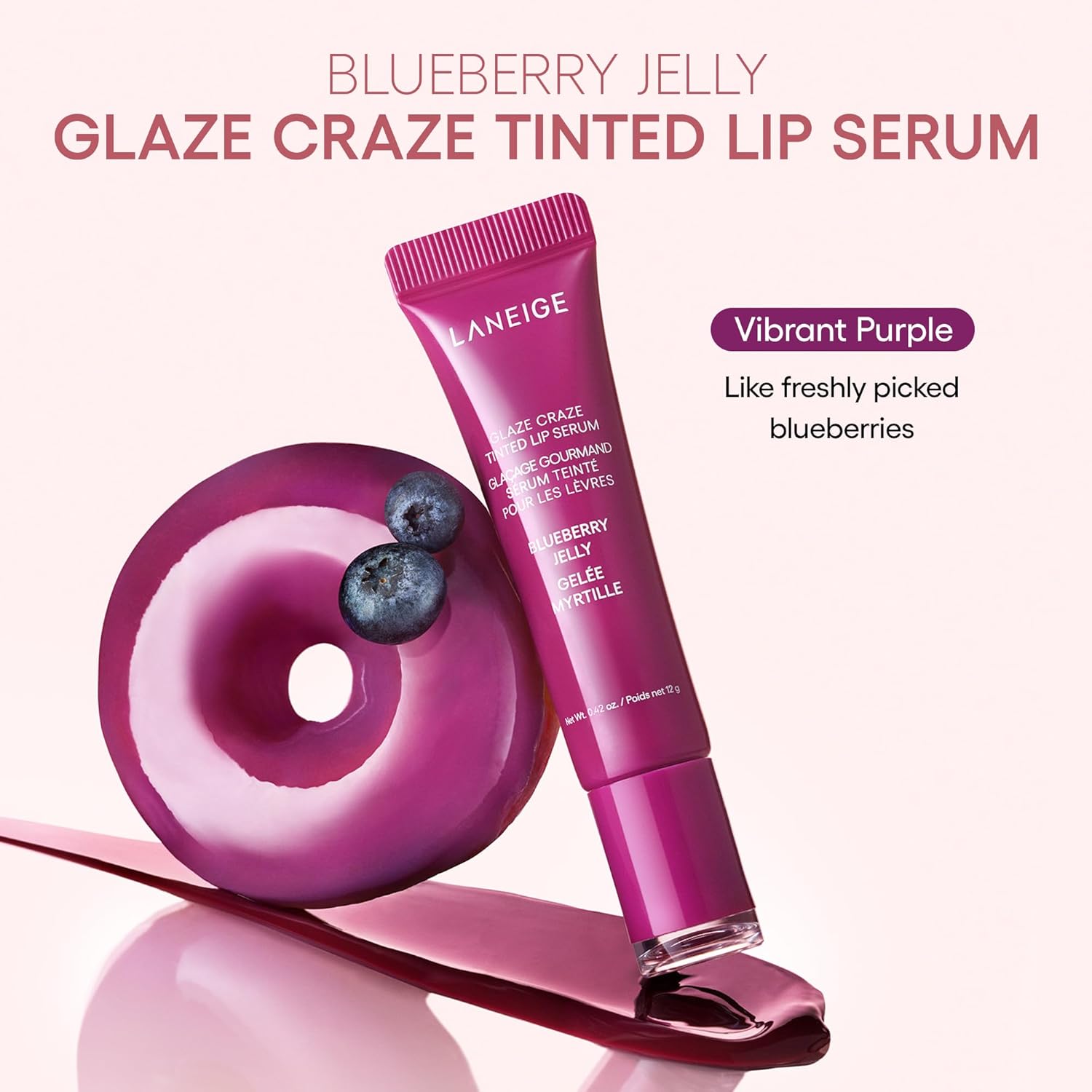 Glaze Craze Tinted Lip Serum: Plumping, Nourishing Hydration with Polypeptide