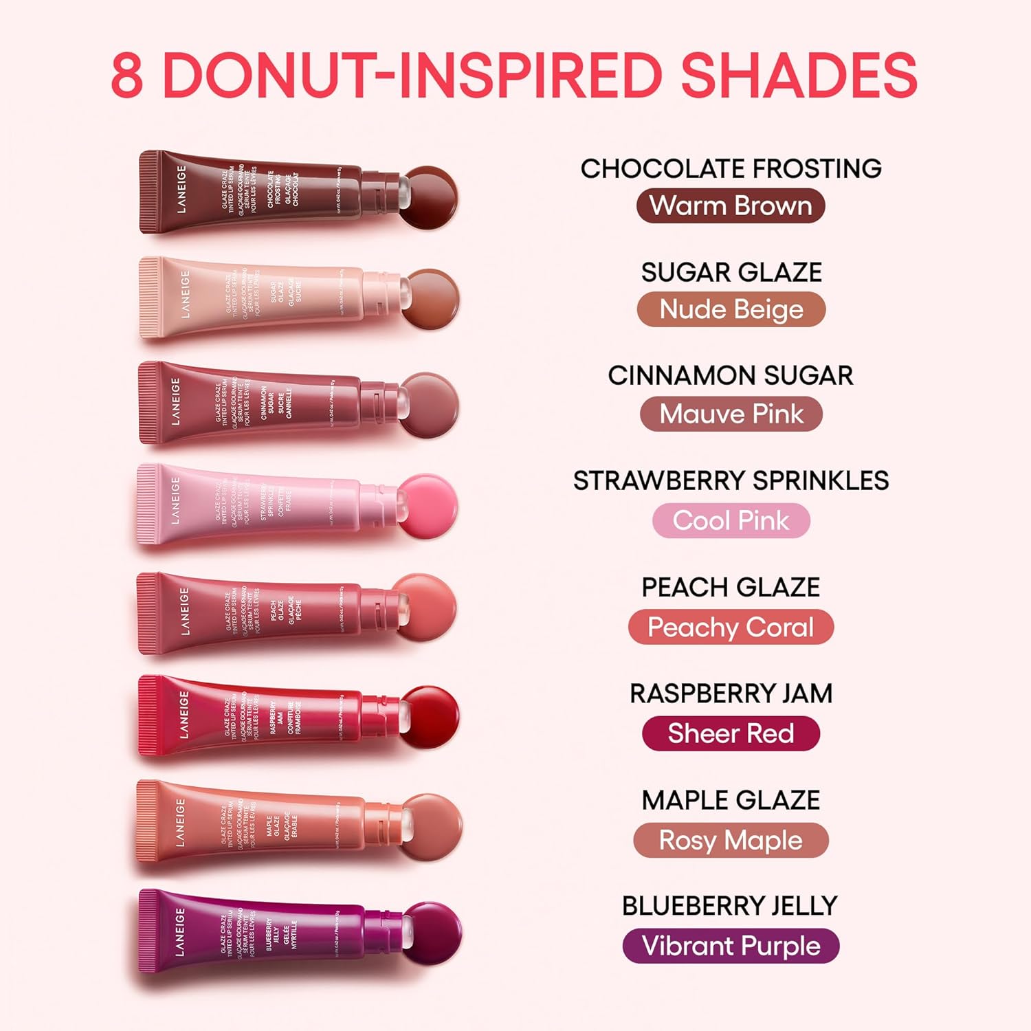 Glaze Craze Tinted Lip Serum: Plumping, Nourishing Hydration with Polypeptide