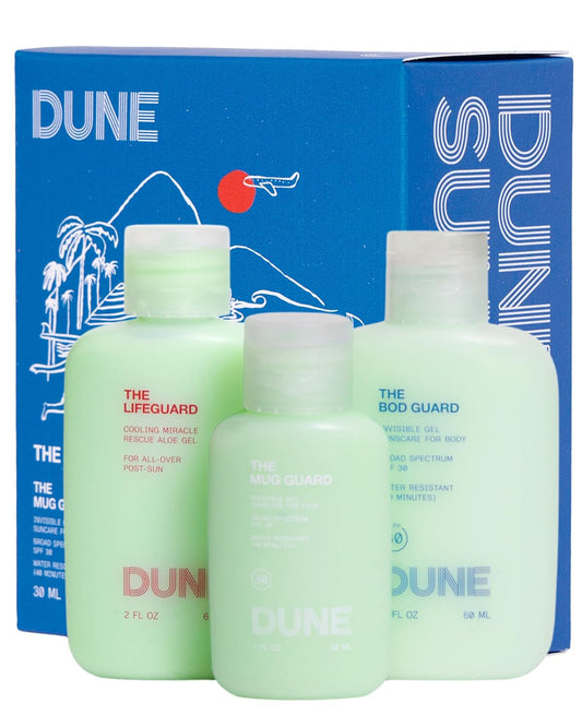  Dune Suncare Jetsetter Gelly Pack – 3-Piece Travel Set (SPF 30)