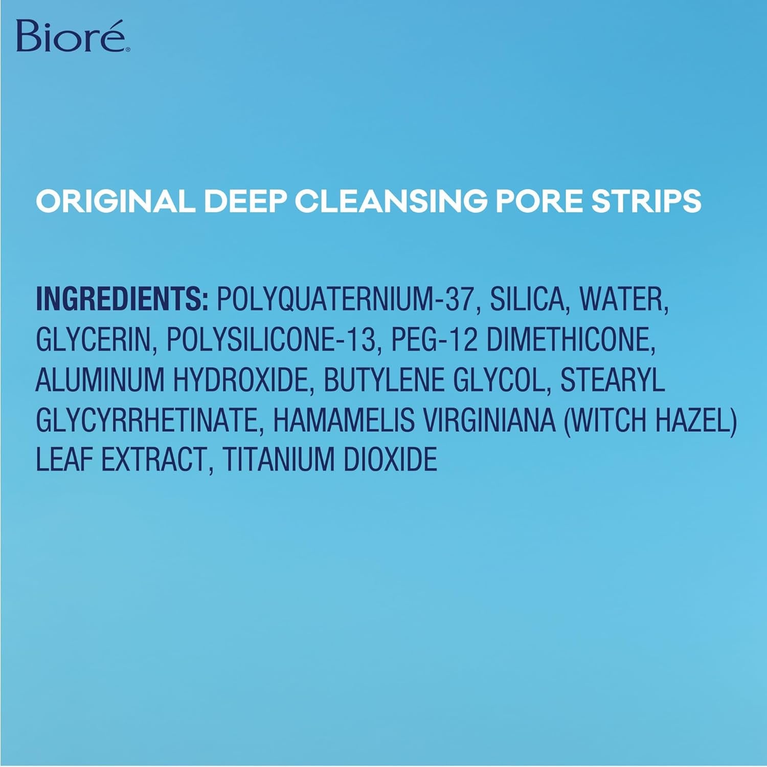 Original Blackhead Remover Strips, Deep Cleansing Nose Strips with Instant Pore Unclogging, Features C-Bond Technology, Oil-Free, Non-Comedogenic Use, 14 Count