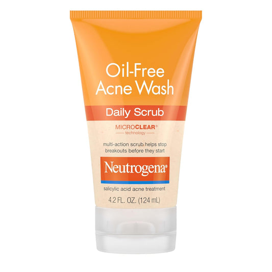  Daily Acne Cleanser – 2% Salicylic Acid Exfoliating Face Wash (Oil-Free, 4.2 fl oz)