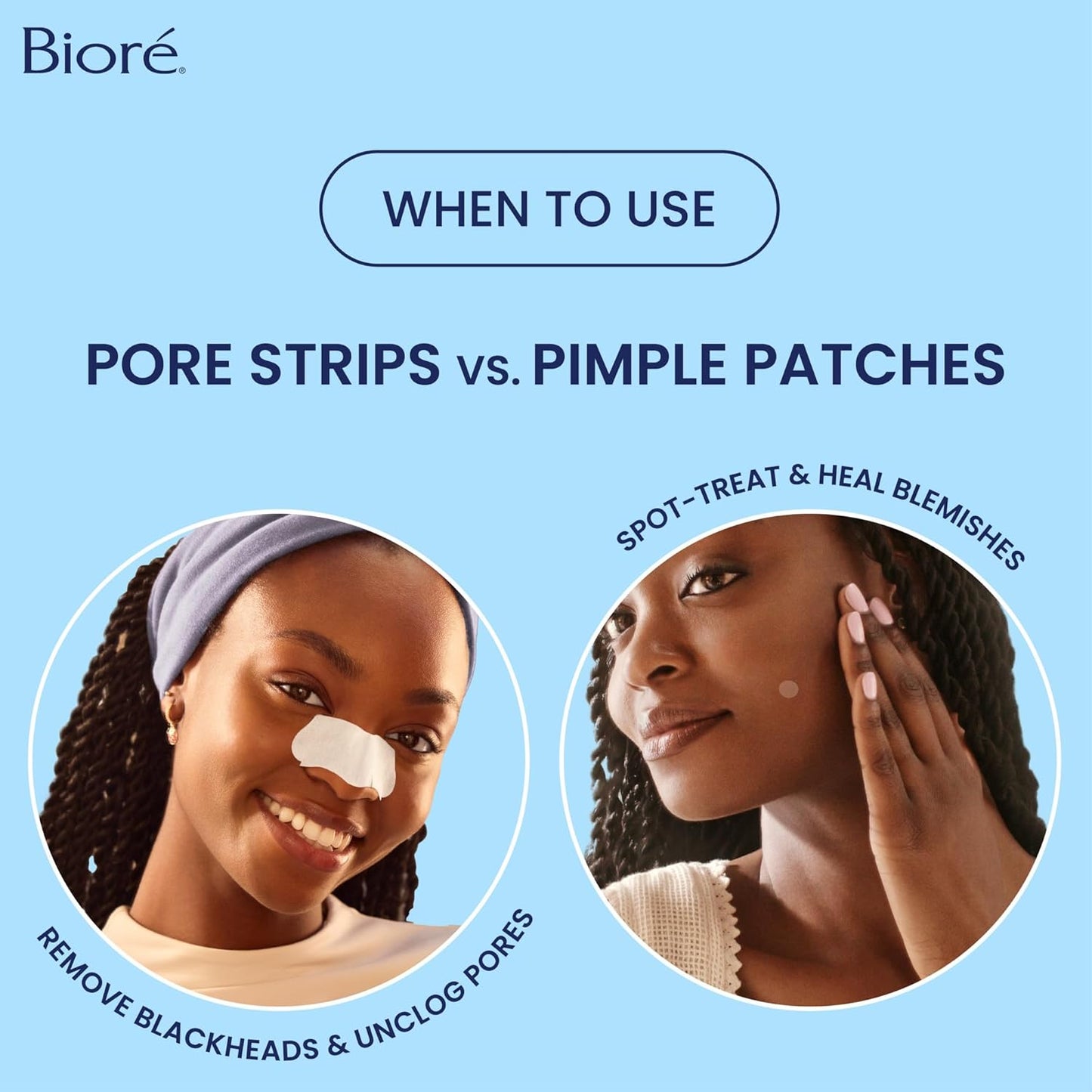 Original Blackhead Remover Strips, Deep Cleansing Nose Strips with Instant Pore Unclogging, Features C-Bond Technology, Oil-Free, Non-Comedogenic Use, 14 Count