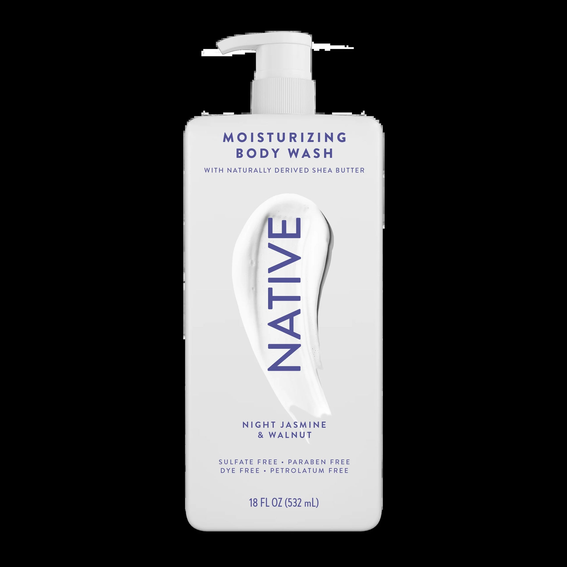 Moisturizing Night Jasmine & Walnut Body Wash 18 Oz
