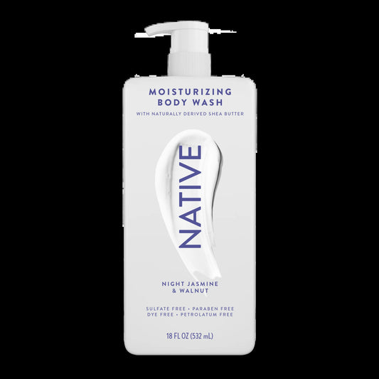 Moisturizing Night Jasmine & Walnut Body Wash 18 Oz