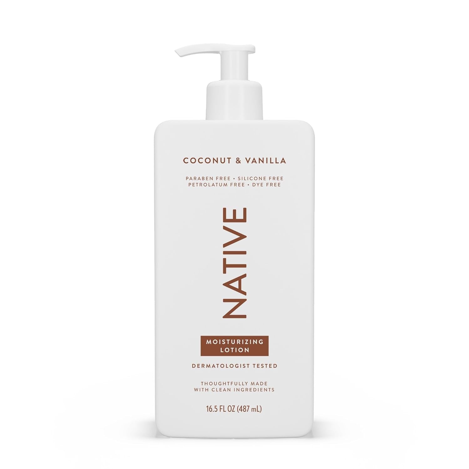 Body Lotion Contains Naturally Derived Plant-Based Moisturizers for Women and Men | Restores Dry Skin, Coconut & Vanilla, 16.5 Fl Oz